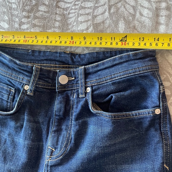 ZARA Classic Blue Denim Women's Jeans Slim Fit - Picture 5 of 6